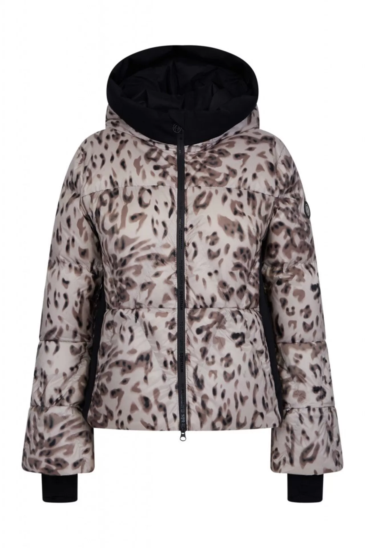 Daunen-Jacke Aus Leoparden-Dessin^Sportalm Outlet