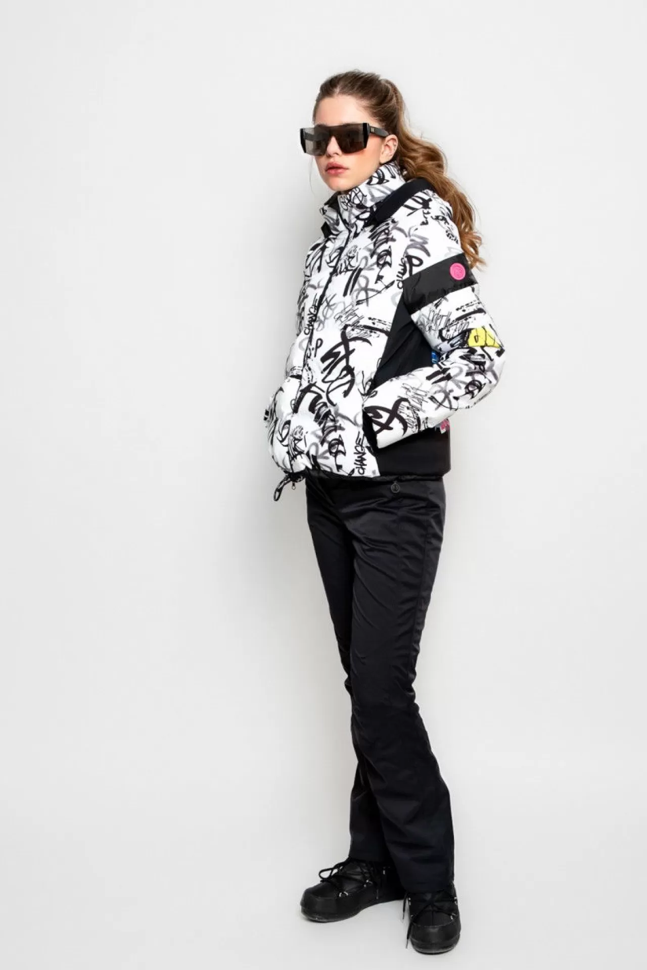 Daunenjacke Mit Graffity-Comic-Print-Mix^Sportalm Store